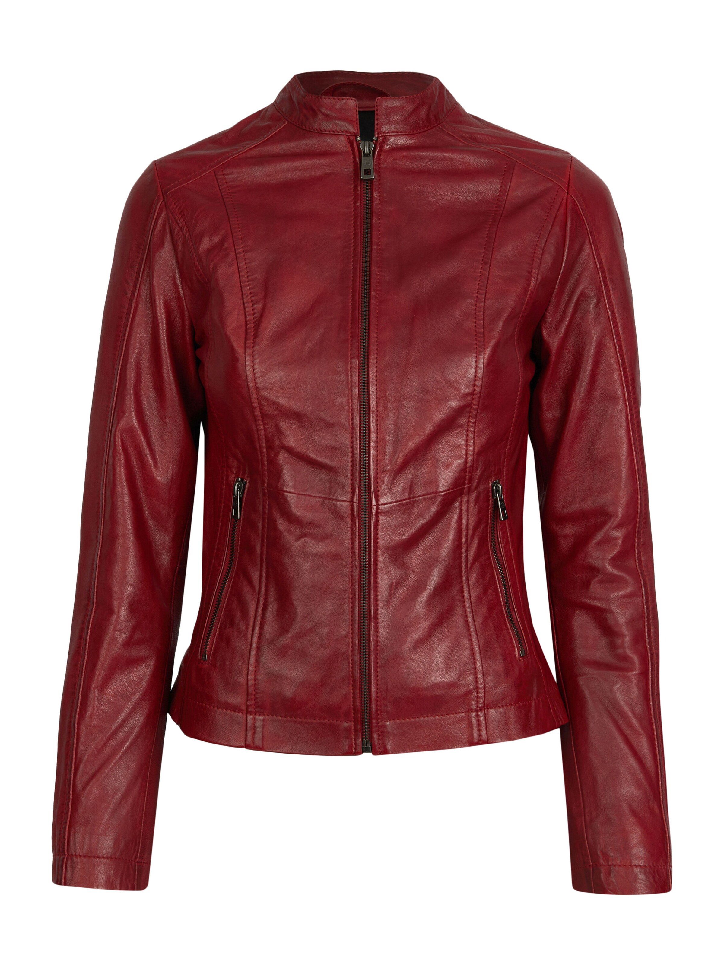bugatti Lederjacke BULady-114 in Rot: Vorderseite