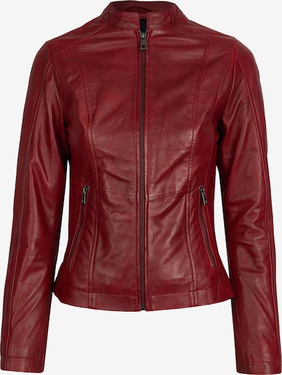 bugatti Lederjacke BULady-114 in dunkelrot, Produktansicht