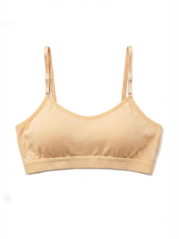 ÖTS Bra 'ÖTS Damen Tailliertes Tanktop' in Beige: front