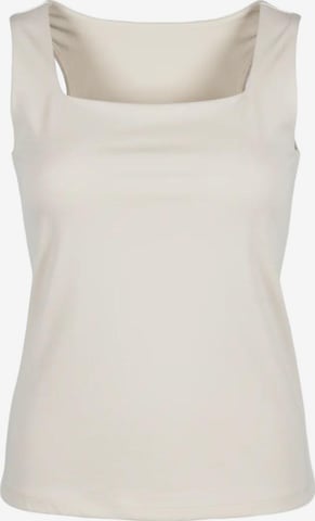 No Matter What Top in Beige: Vorderseite