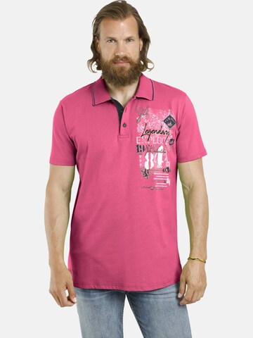 Jan Vanderstorm Shirt 'Nanfred' in Roze: voorkant