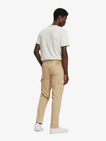 ESPRIT Regular Cargohose in Beige