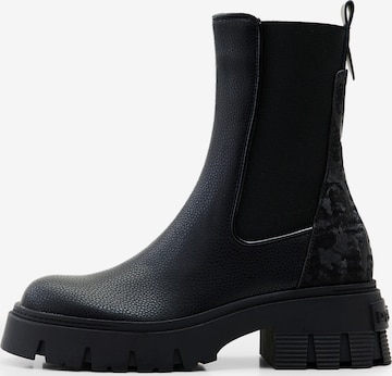 Chelsea Boots Desigual en noir : devant