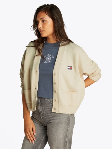 Tommy Jeans Knit cardigan in White: front