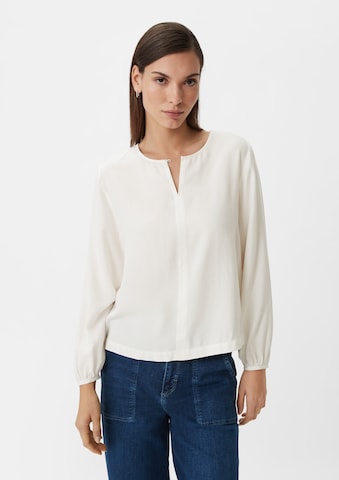 comma casual identity - Blusa en blanco: frente