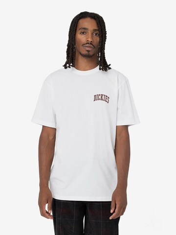 T-Shirt DICKIES en blanc : devant