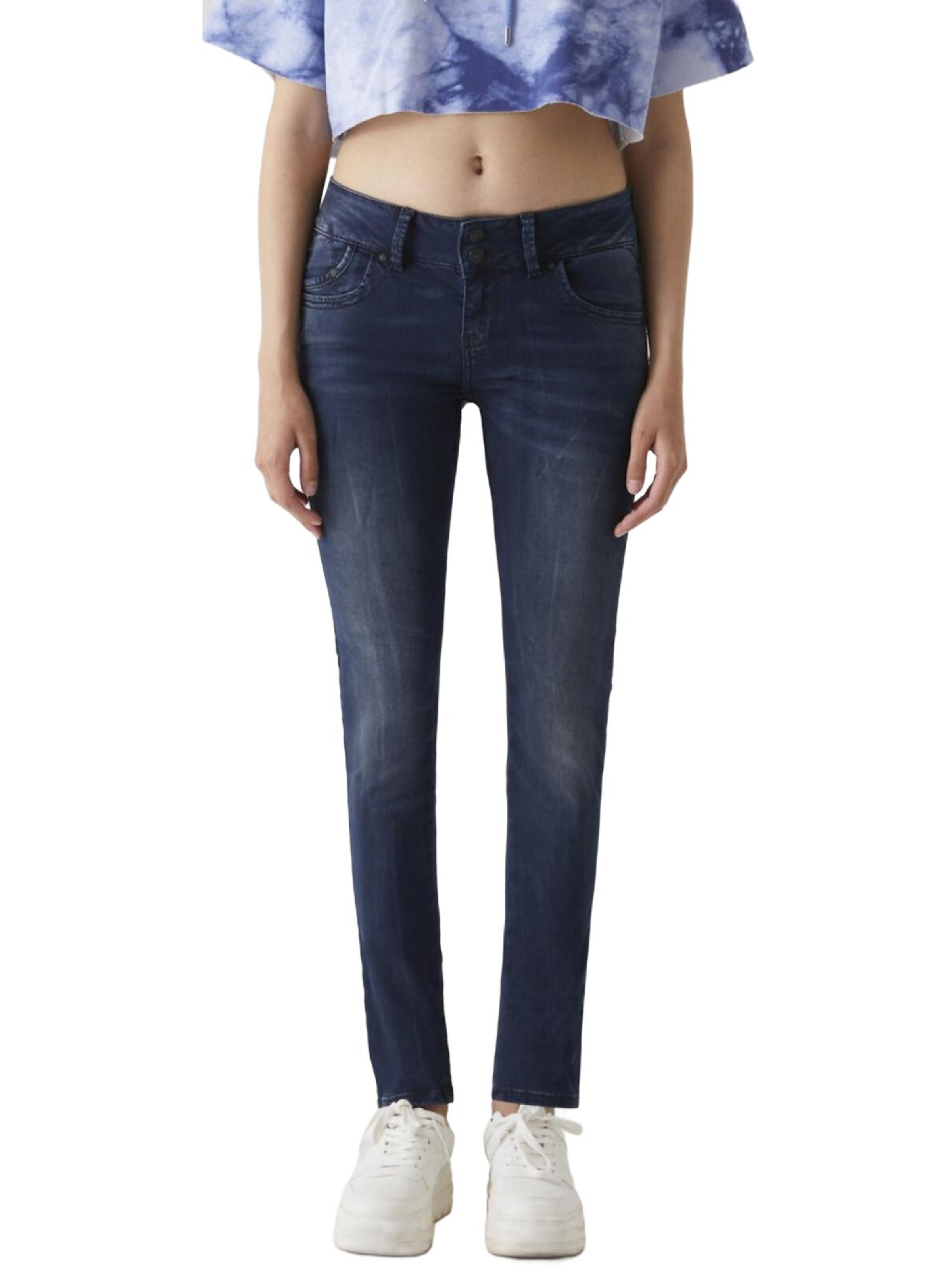LTB Jeans - Slimfit Vaquero 'LTB Jeans Molly M Mid Waist Skinny Leg Jeanshose' en azul