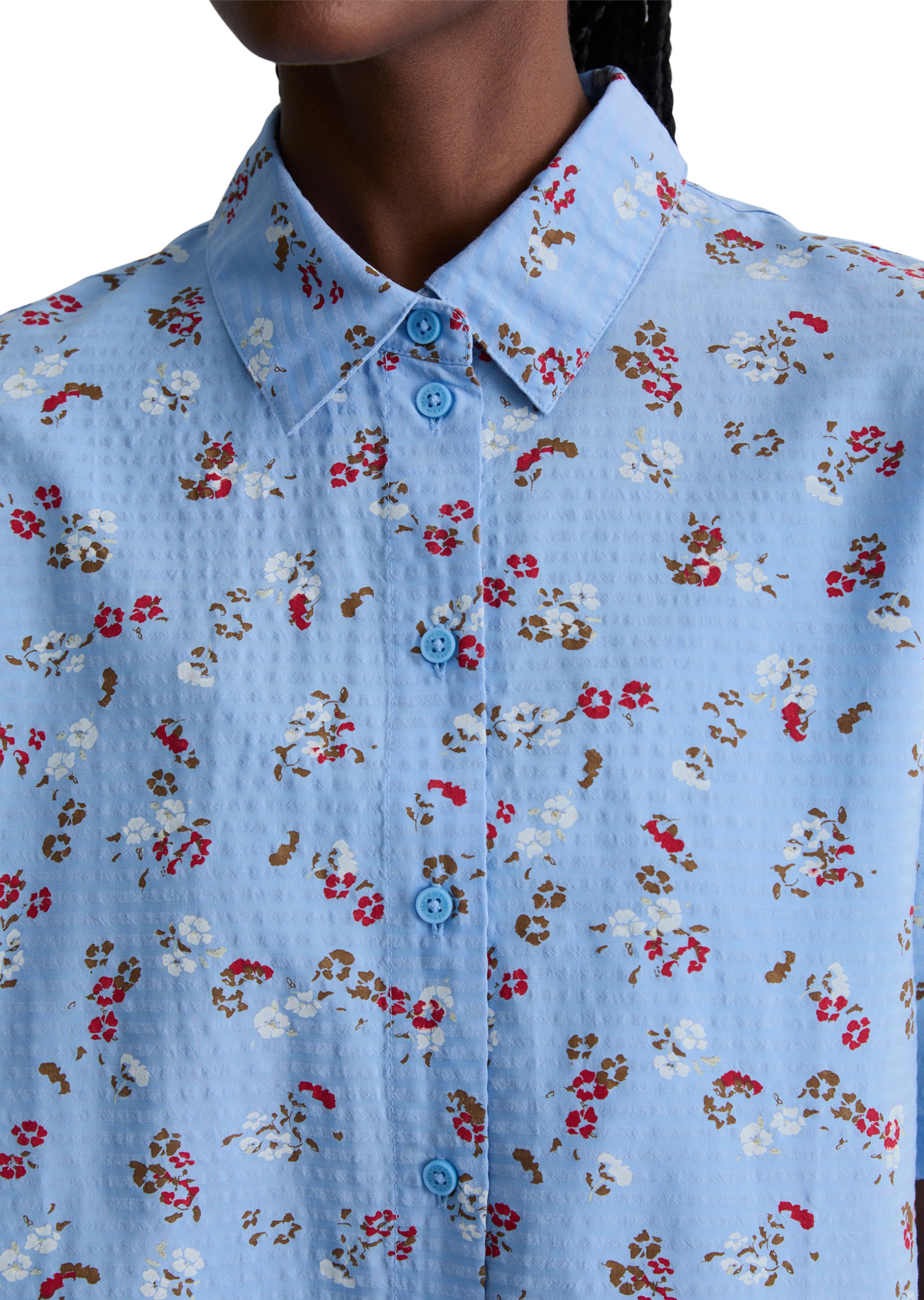 Marc O'Polo DENIM Bluse in Blau