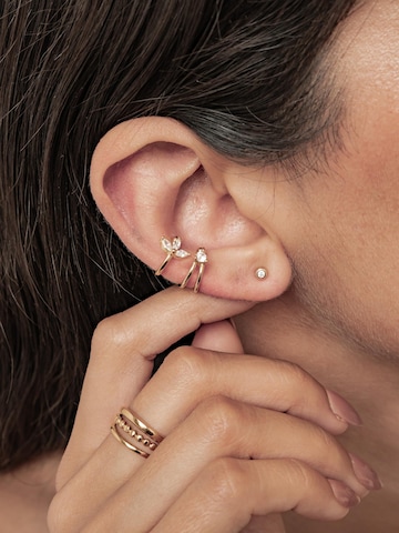 Orecchini 'Blossom and Gem Ear Cuff' di Hey Happiness in oro
