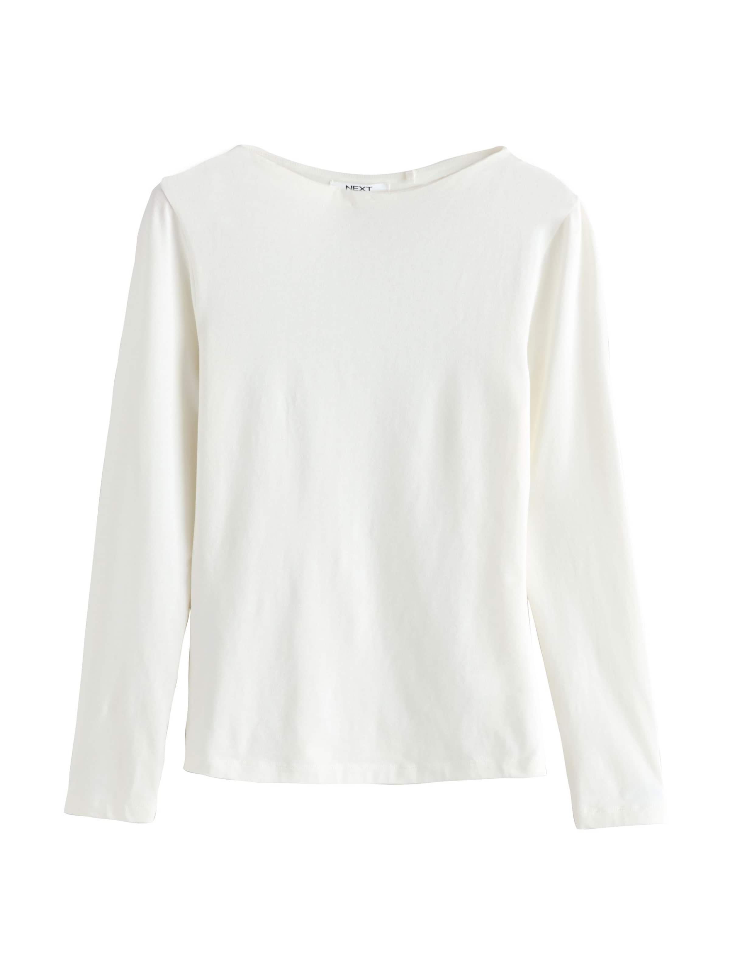 T-shirt Next en blanc : devant