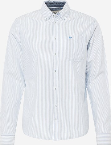 Coupe regular Chemise BLEND en bleu : devant