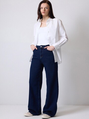 Touche Prive Wide Leg Hose‌‌‌‌‌‌‌‌ in Blau