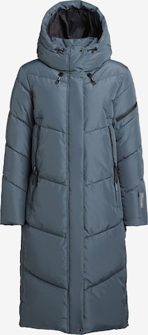 Manteau d’hiver 'Sonje6' khujo en bleu : devant