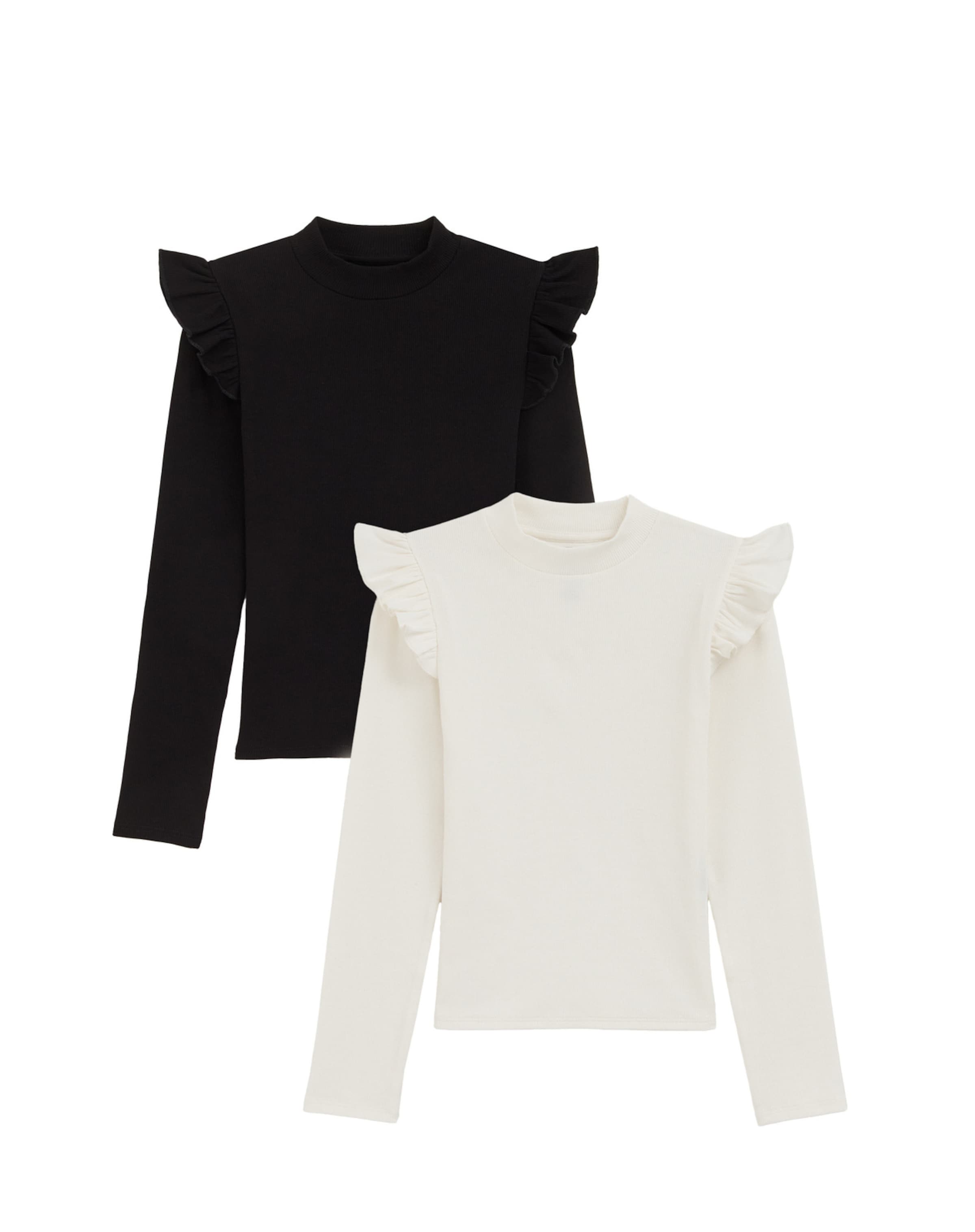 juoda WE Fashion Marškinėliai: priekis