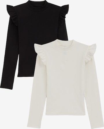 juoda WE Fashion Marškinėliai: priekis