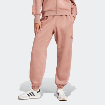 ADIDAS SPORTSWEAR Tapered Workout Pants 'All Szn' in Pink: front