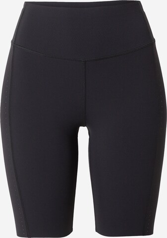 Yvette Sports Skinny Workout Pants 'Flora' in Black: front
