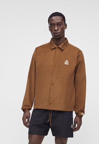 Nike Sportswear Демисезонная куртка 'Club' в Коричневый: спереди