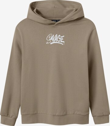 Sweat NAME IT en marron : devant