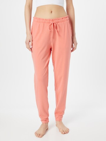 ESPRIT Pajama Pants in Orange: front