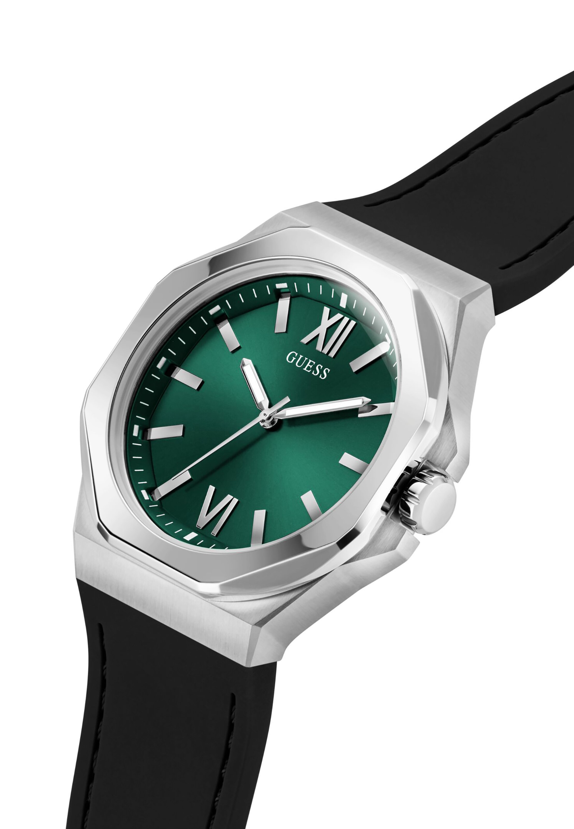 GUESS Analog Watch 'Emperor' in Silver