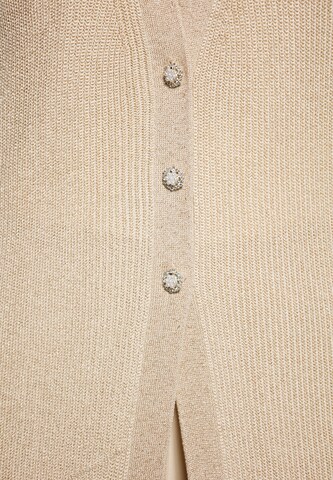 Manteau en tricot NAEMI en beige