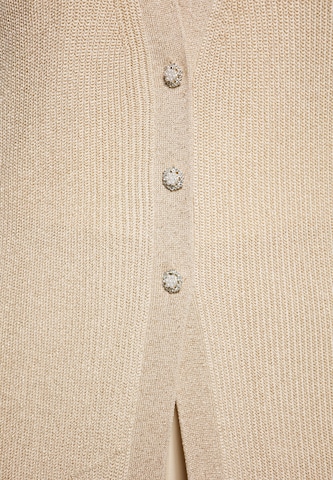 faina Knit Cardigan in Beige