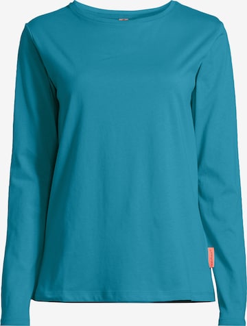 salzhaut Shirt 'Kant' in Blau: Vorderseite