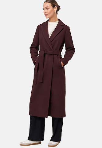 Cappotto di mezza stagione di zero in rosso