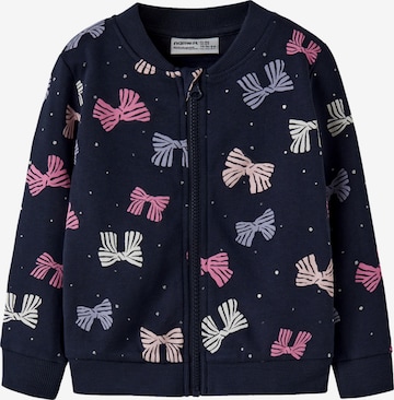 NAME IT Bluza rozpinana 'NMFOlinias' w kolorze niebieski: przód