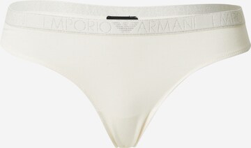 Emporio Armani Thong in White: front