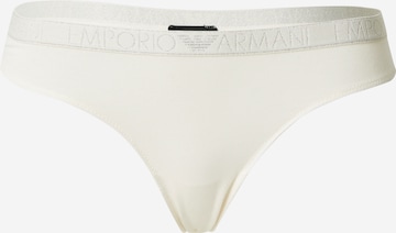 Emporio Armani String in Wit: voorkant