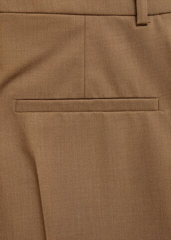 MANGO Wide leg Pantalon 'Casiopea' in Bruin