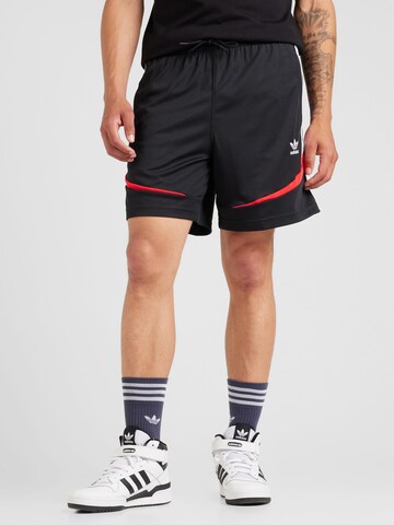 ADIDAS ORIGINALS - regular Pantalón 'Archive' en negro: frente