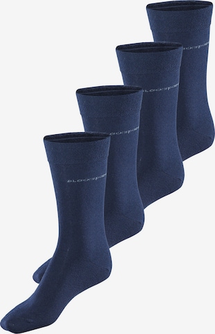 Chaussettes 'Classic' Blackspade en bleu : devant
