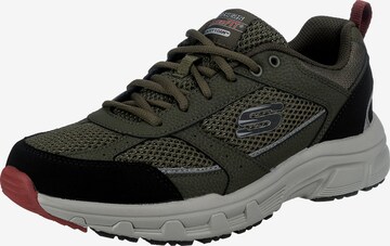 SKECHERS Sneakers laag 'Oak Canyon' in Groen: voorkant