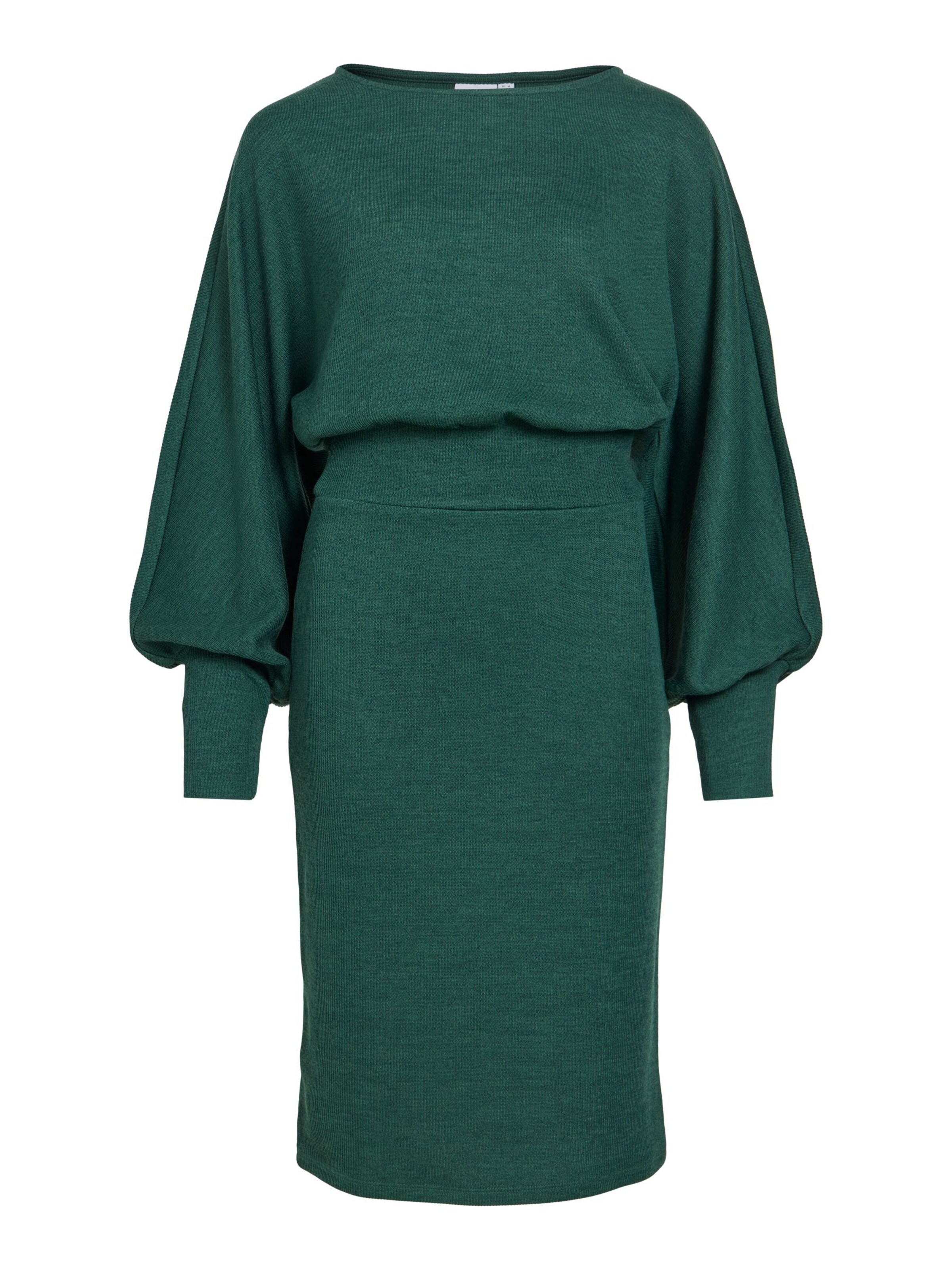 VILA Knit dress 'VIRAFFI' in Green: front