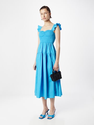 Abercrombie & Fitch Letní šaty – modrá