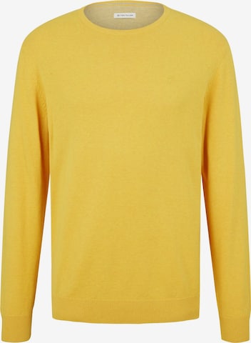 Pullover di TOM TAILOR in giallo: frontale