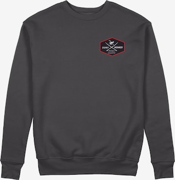 Sweat-shirt Surf Monkey en noir : devant