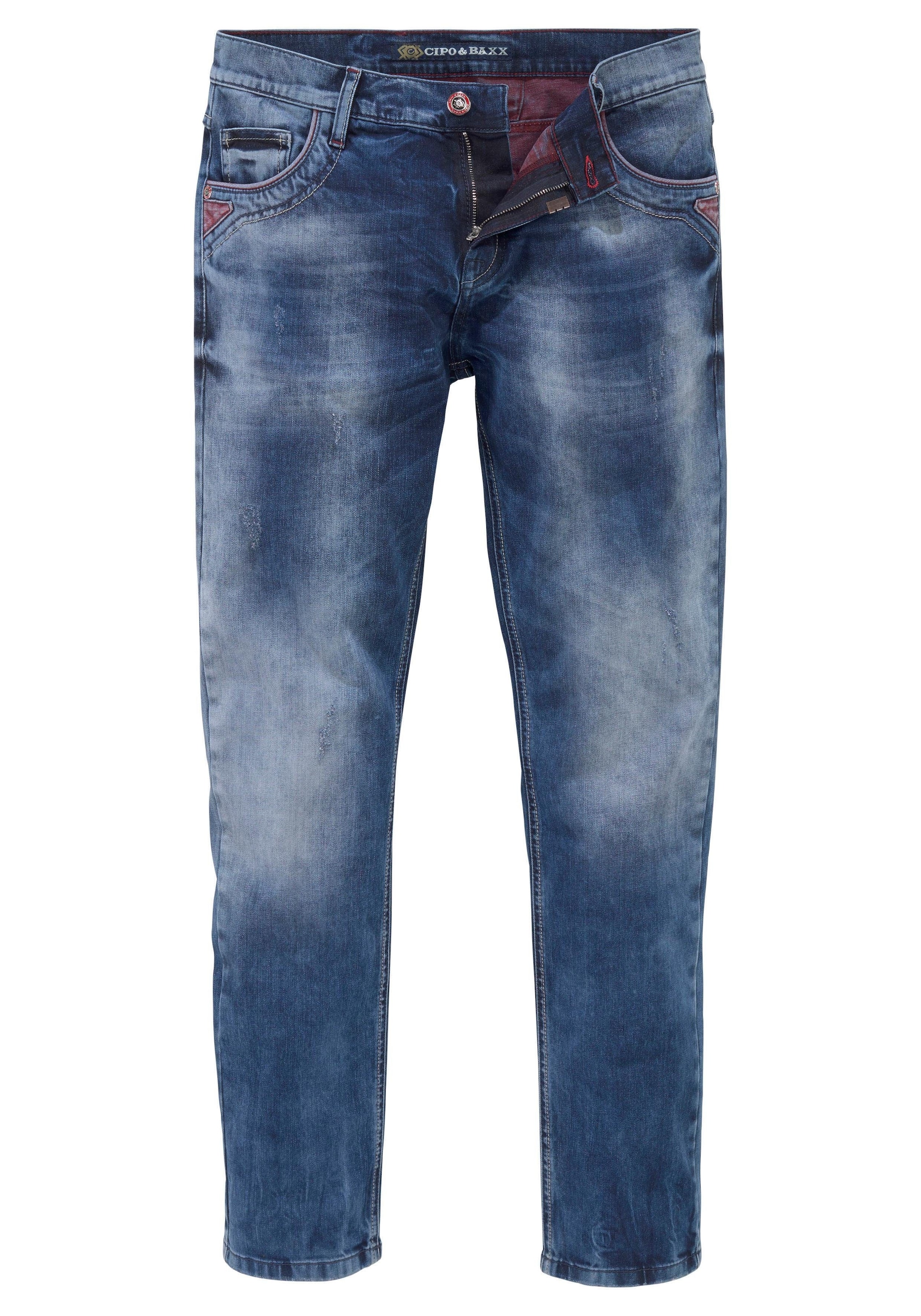 CIPO & BAXX Regular Jeans in Blue: front