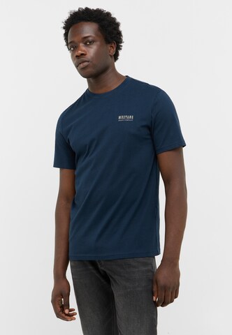 MUSTANG T-Shirt 'Style Austin' in Blau