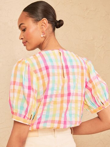 love & roses Bluse in Mischfarben
