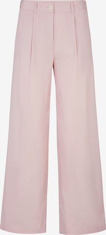 JOOP! Pleat-Front Pants in Pink: front