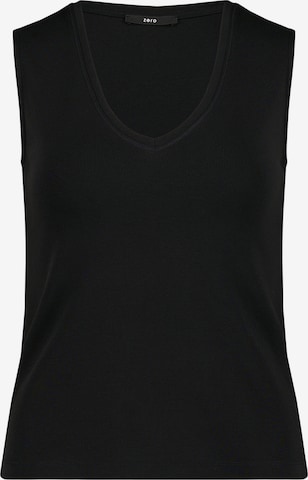 T-shirt zero en noir : devant
