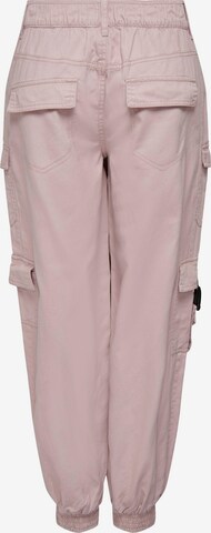 ONLYTapered Cargo hlače 'STINE' - roza boja