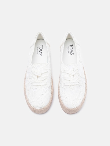 TOMS Εσπαντρίγιες 'VALENCIA' σε λευκό