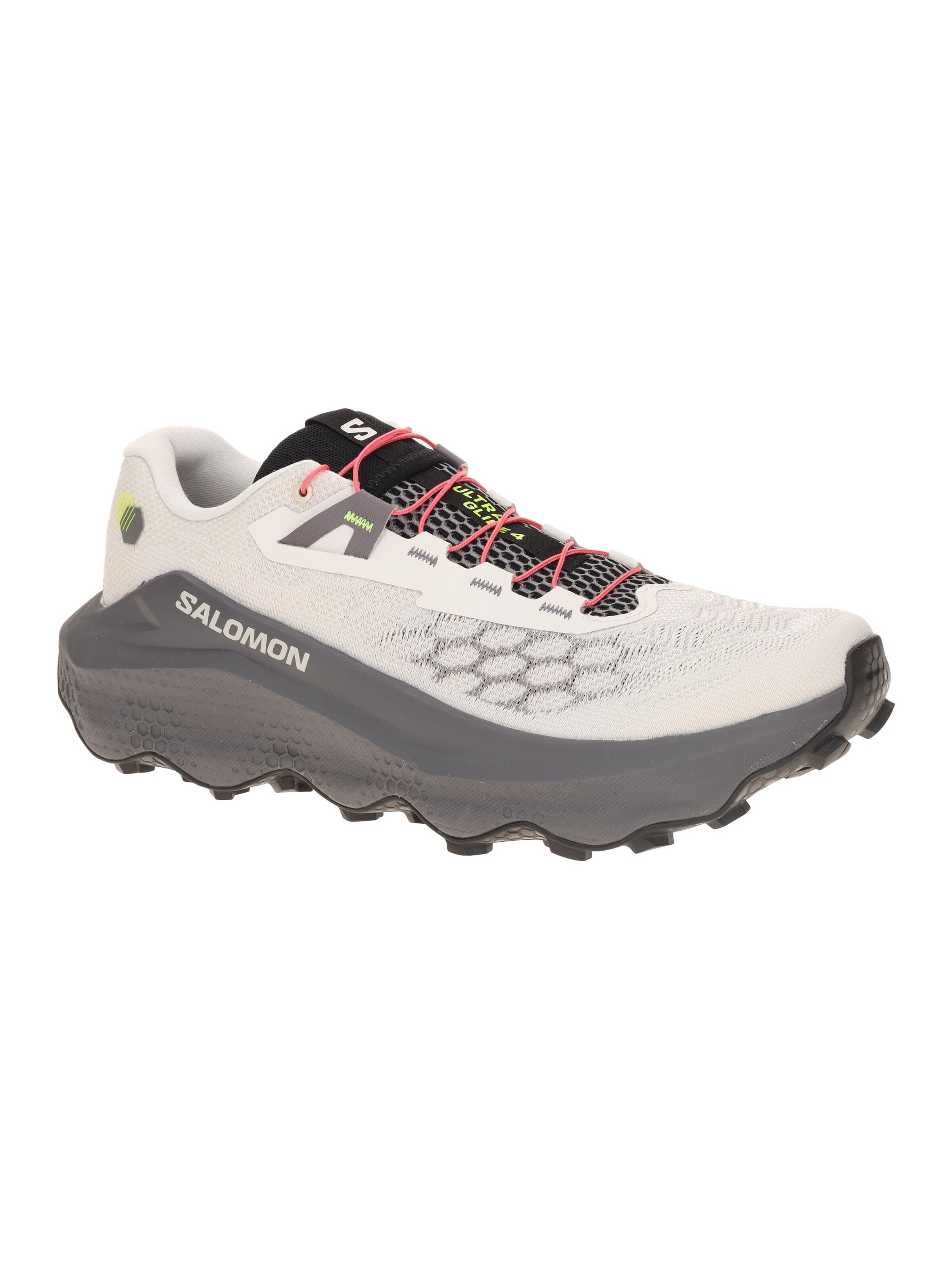 SALOMON Sneakers 'Salomon Ultra Glide 4 Schuhe weiß grau 479569' in White: front