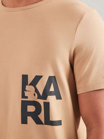 Karl Lagerfeld Μπλουζάκι σε μπεζ