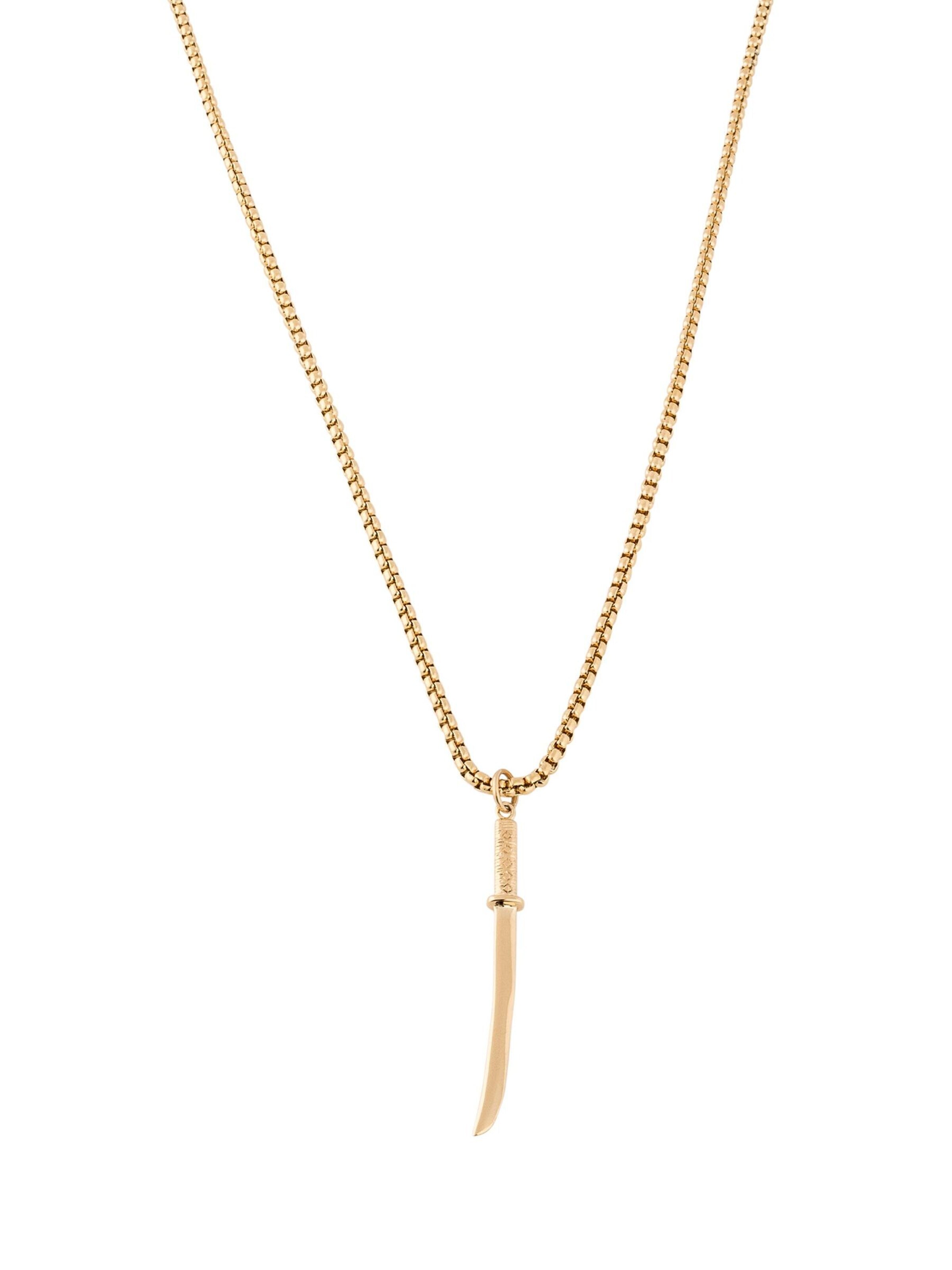 Akitsune Necklace 'Gladius' in Gold: front